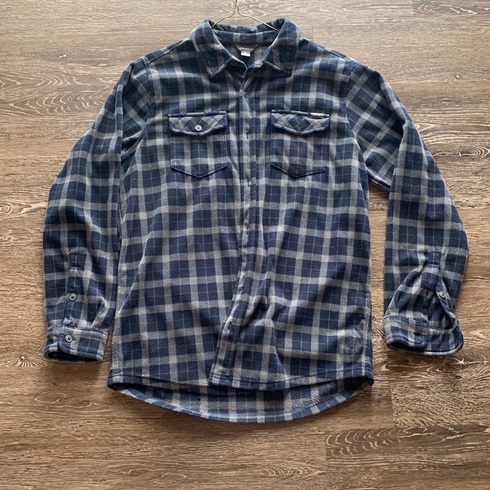 Eddie Bauer Microfleece Button Up - image 1